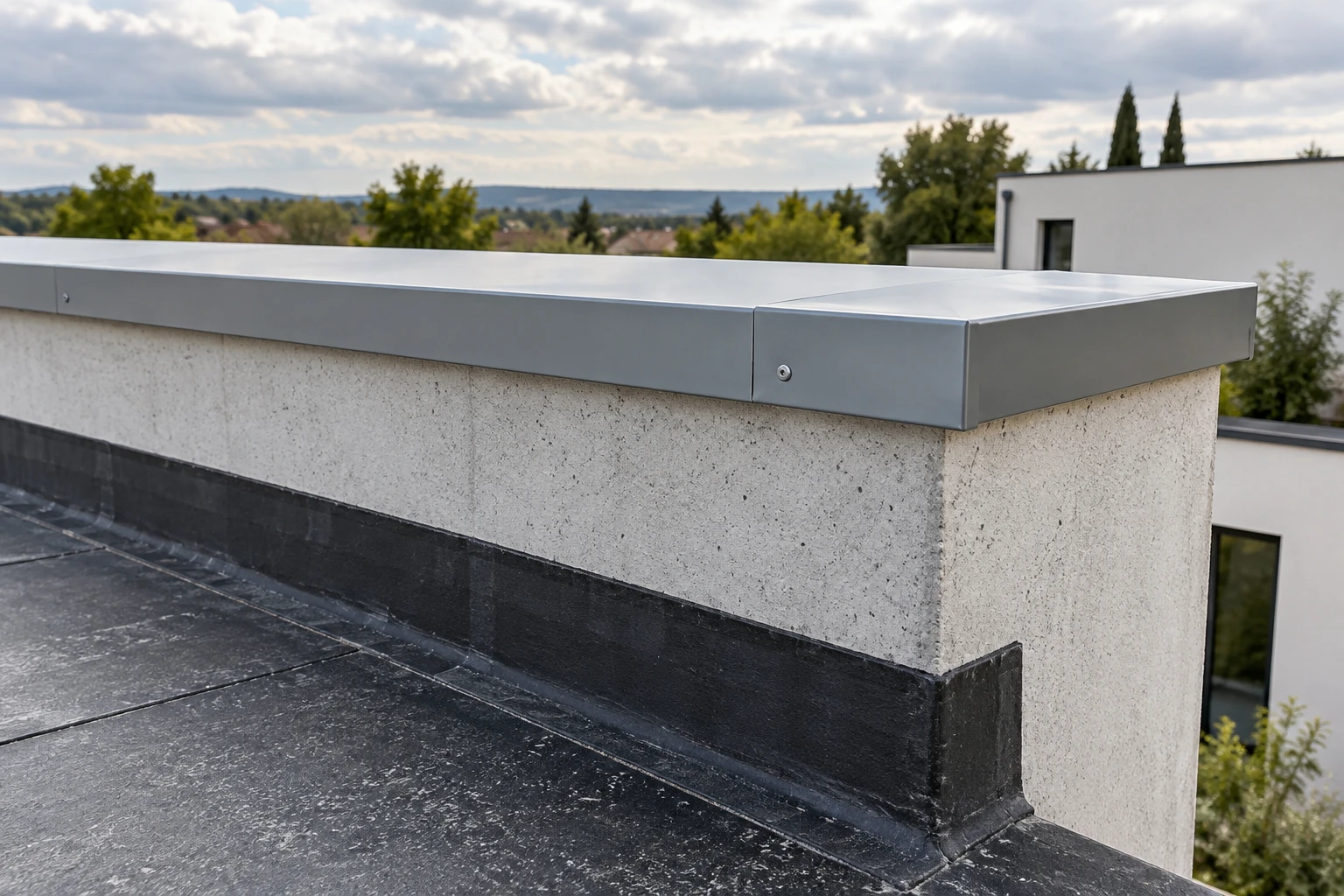 Acrotère de toiture-terrasse : hauteur, normes et prix