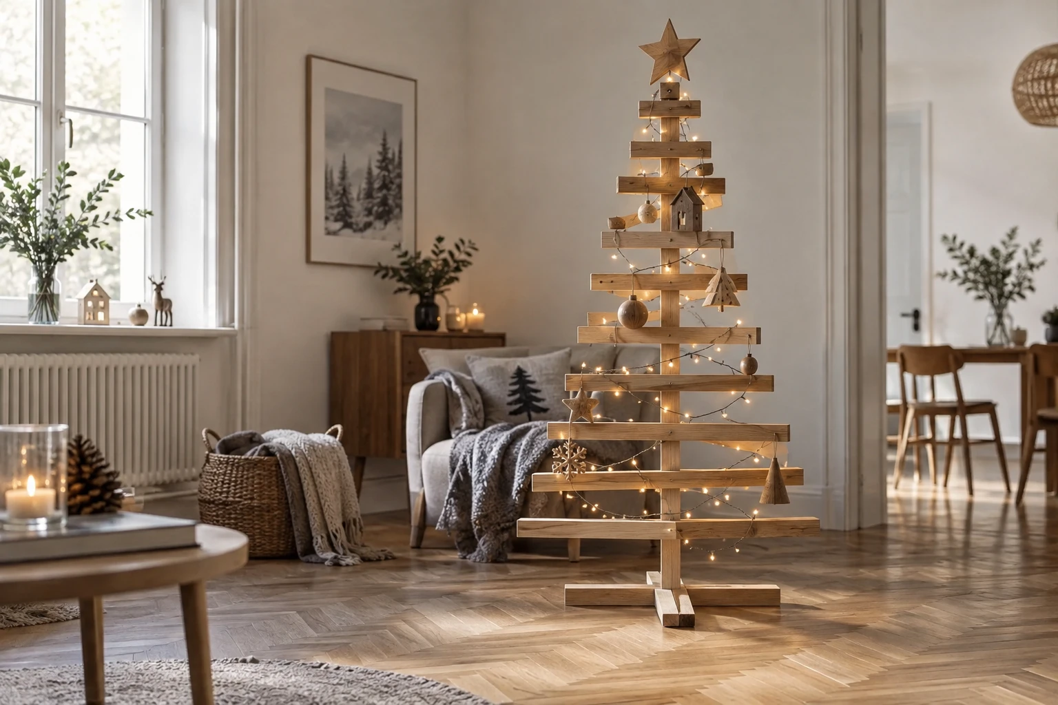 Fabriquer un sapin en bois avec des tasseaux : le tuto complet